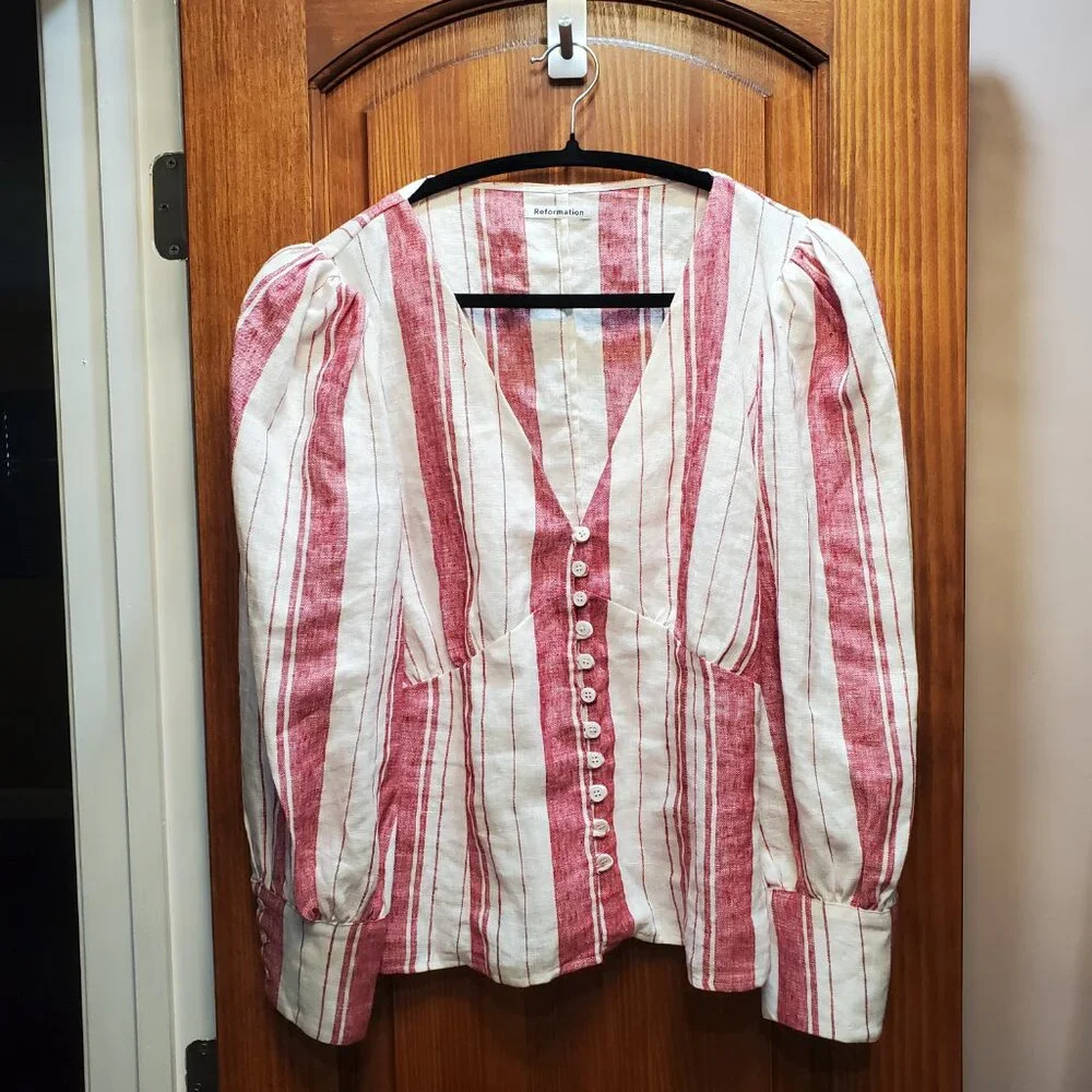 Reformation puff sleeves